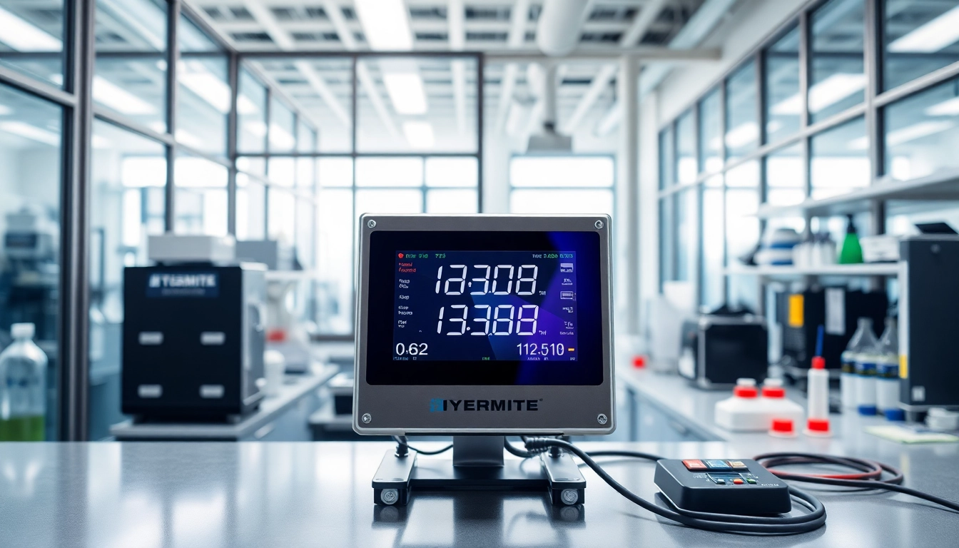 Hydrogen Bromide monitor featuring a sleek design in a modern laboratory setting.