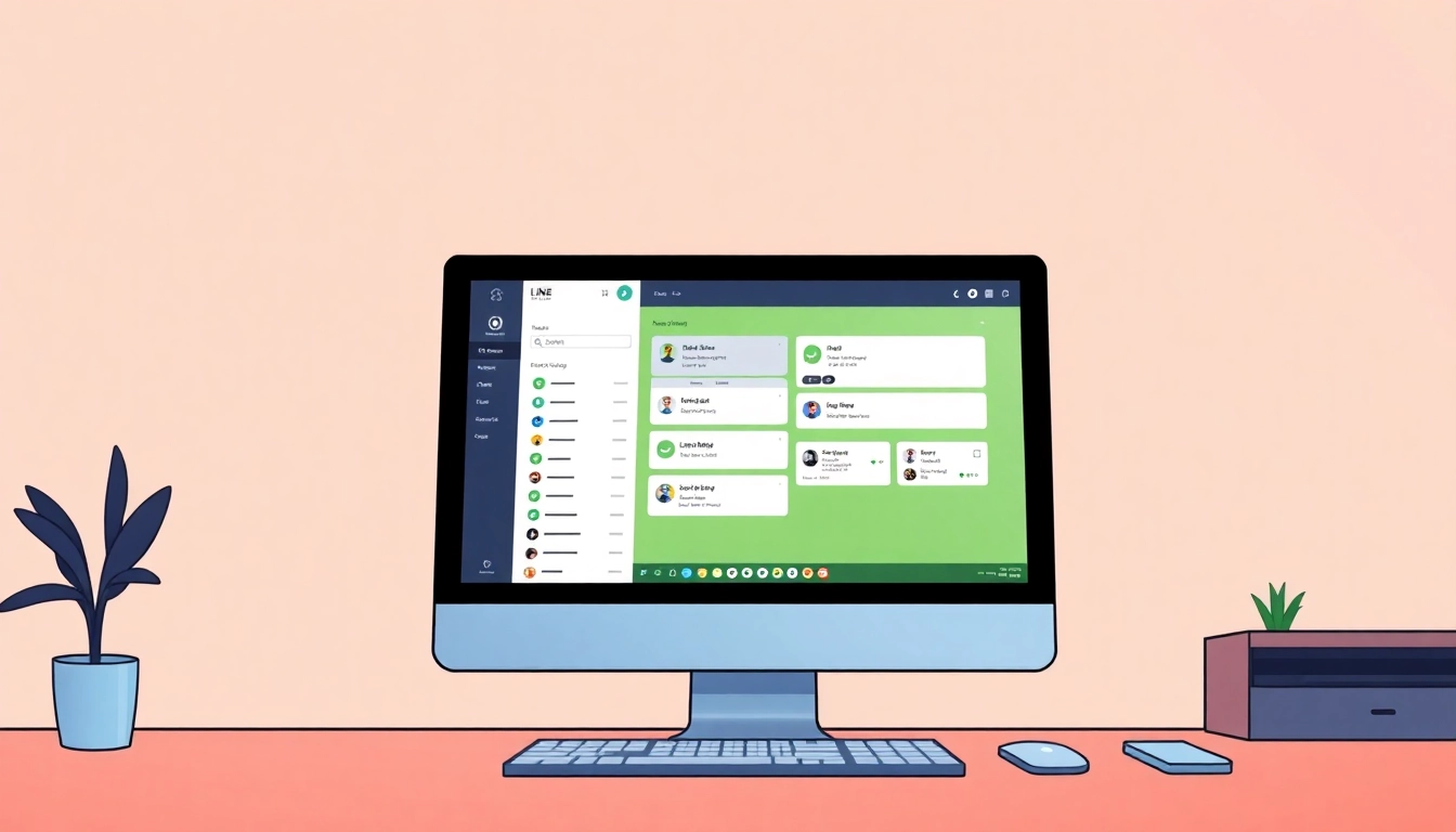 Download the LINE desktop app with a user-friendly interface designed for seamless communication.