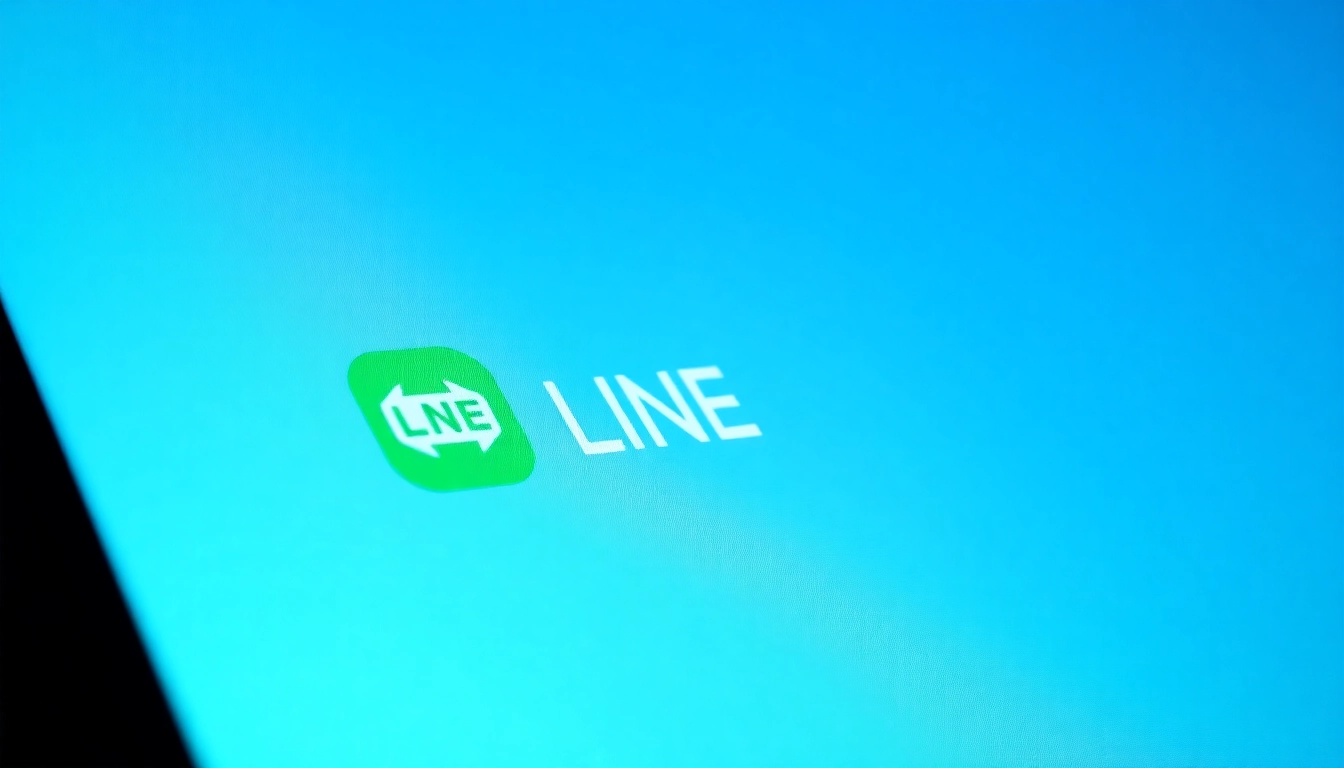Effortlessly download line電腦版下載 on your computer showcased on a vibrant screen