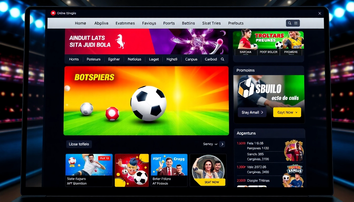 Engage with situs judi bola on Bolabosku's vibrant online betting platform featuring exciting promotions.