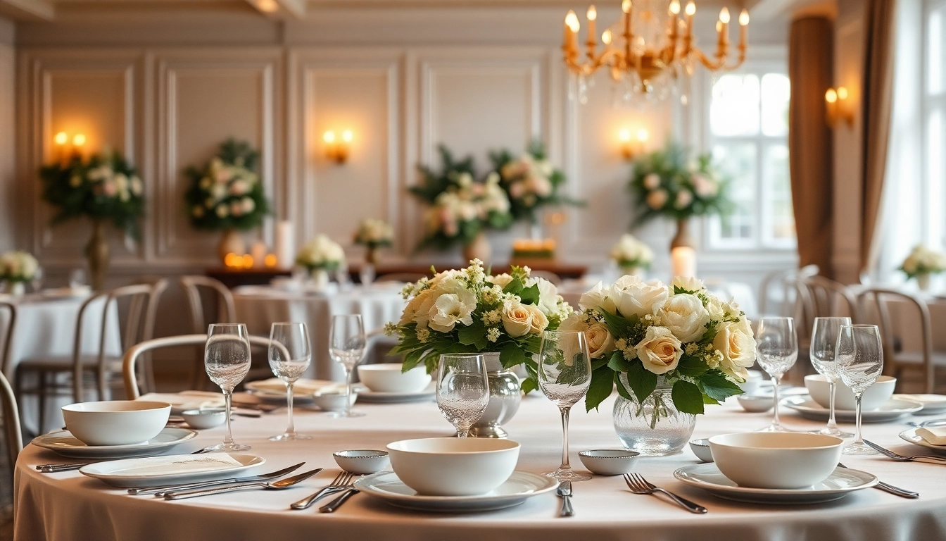 Host memorable events at le lieu with beautifully arranged celebrations and elegant decor.