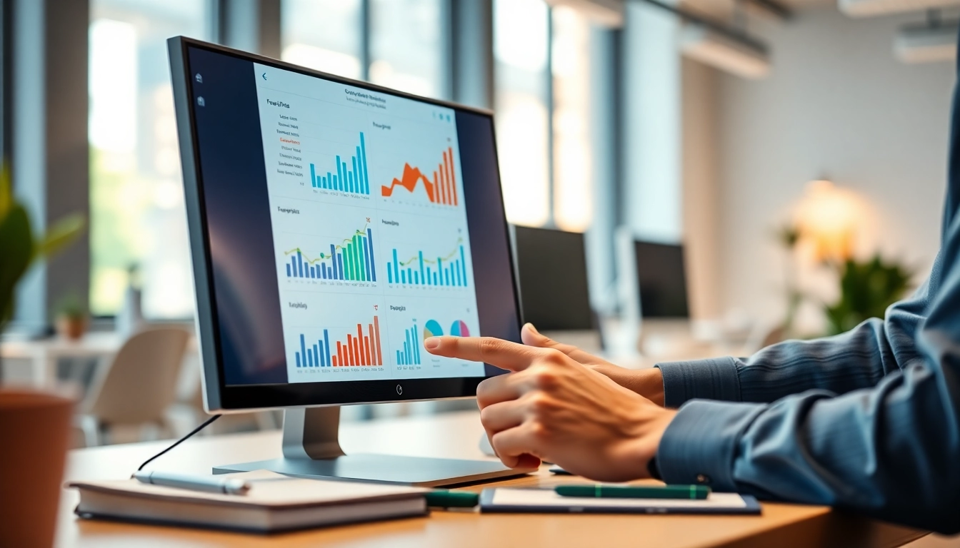 Analyze ai prompts for competitor analysis using digital tools in a modern office setting.