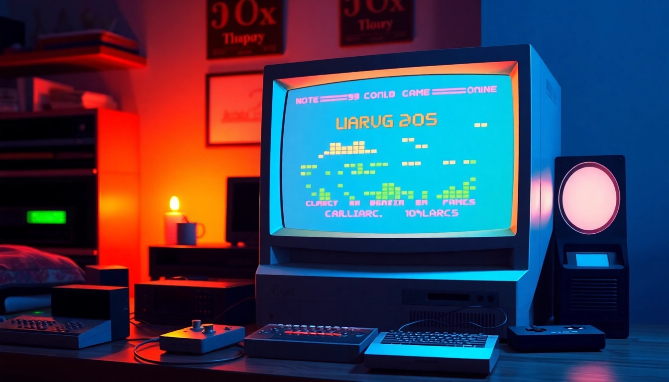 Play dos games online with retro setups and nostalgic visuals in a cozy atmosphere.