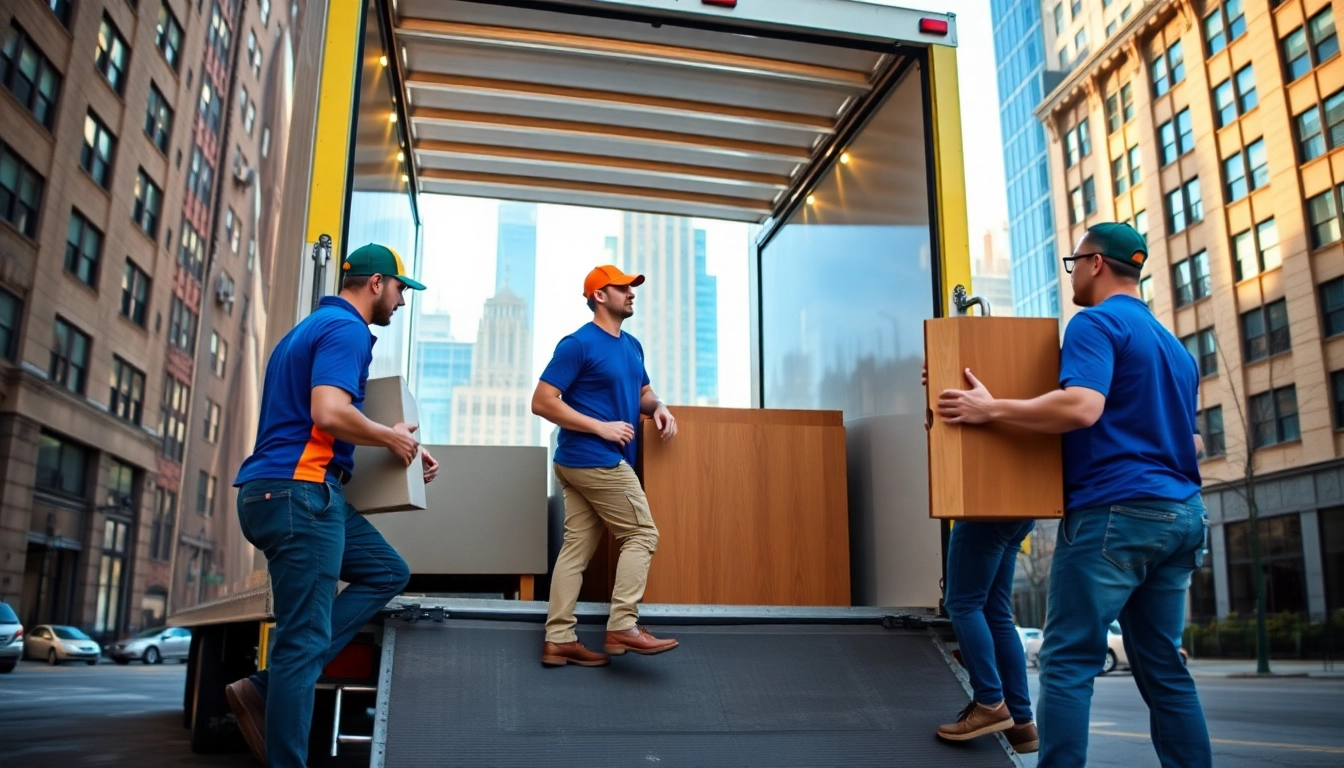 Professional movers in NYC showcasing efficiency and teamwork during a move with Best movers nyc.